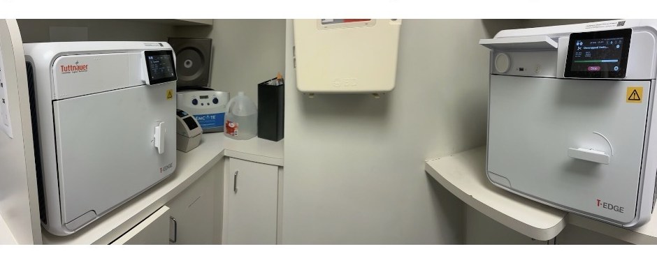 Two Tuttnauer T-Edge autoclaves installed at Delray Beach Plastic Surgery